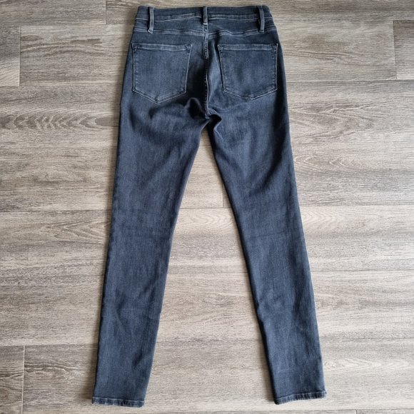 Frame Le Skinny De Jeanne Black Jeans Size 27 - Picture 2 of 5